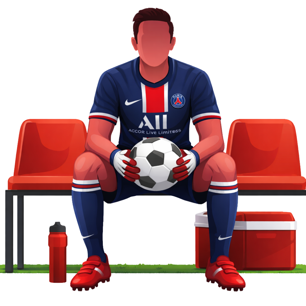 Joueur PSG Banc Joueur PSG Banc